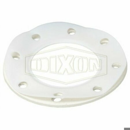 DIXON Flange Gasket, PTFE, 4 in Nominal, 6-5/8 in OD x 1/8 in Thick, Domestic 400GTTFTK